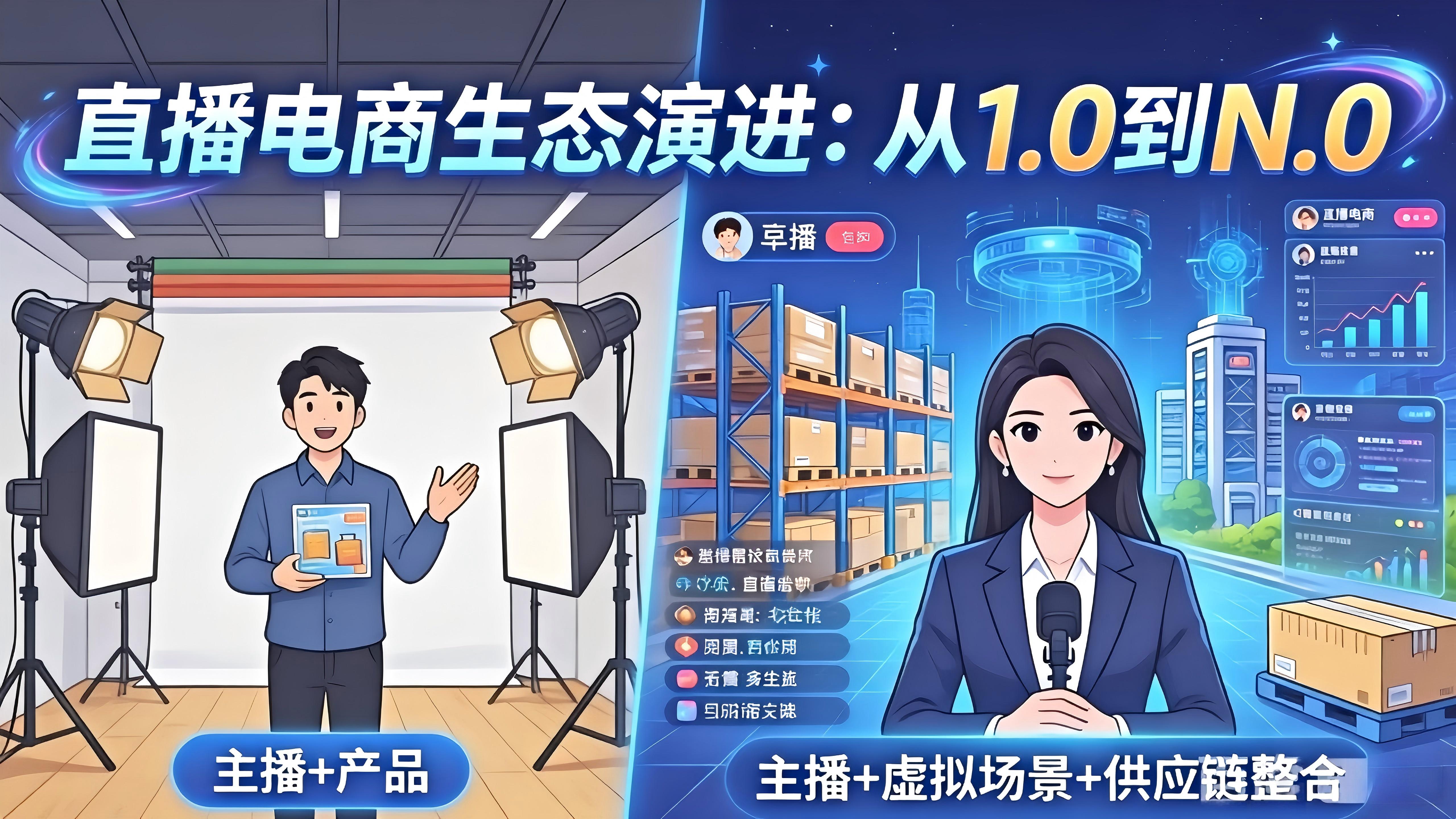 直播电商形态全景解析：从单一卖货到多元生